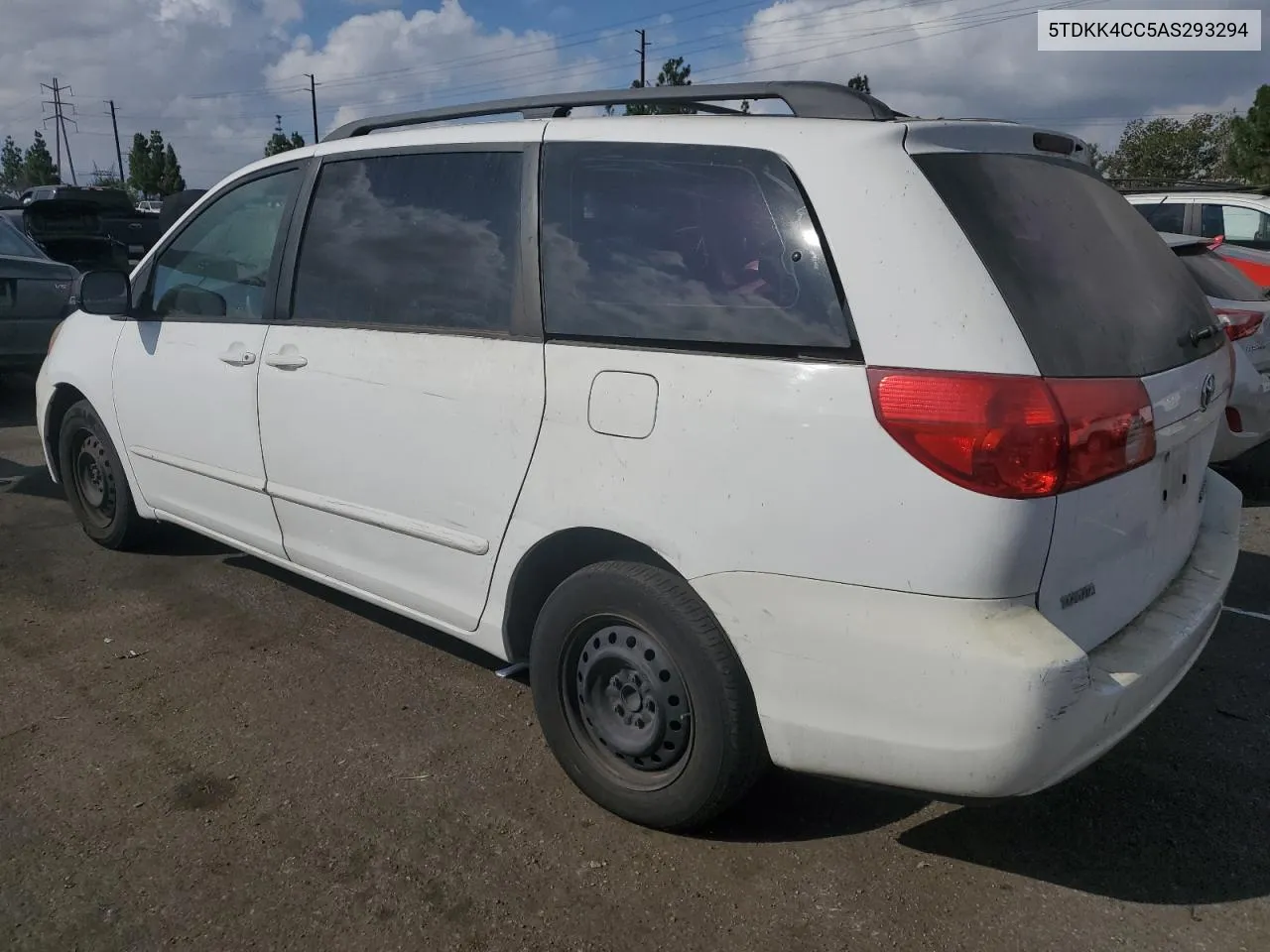 2010 Toyota Sienna Ce VIN: 5TDKK4CC5AS293294 Lot: 71683614