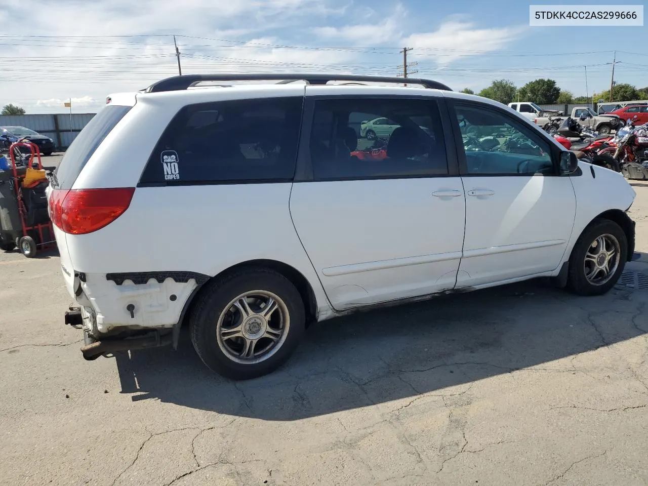 5TDKK4CC2AS299666 2010 Toyota Sienna Ce