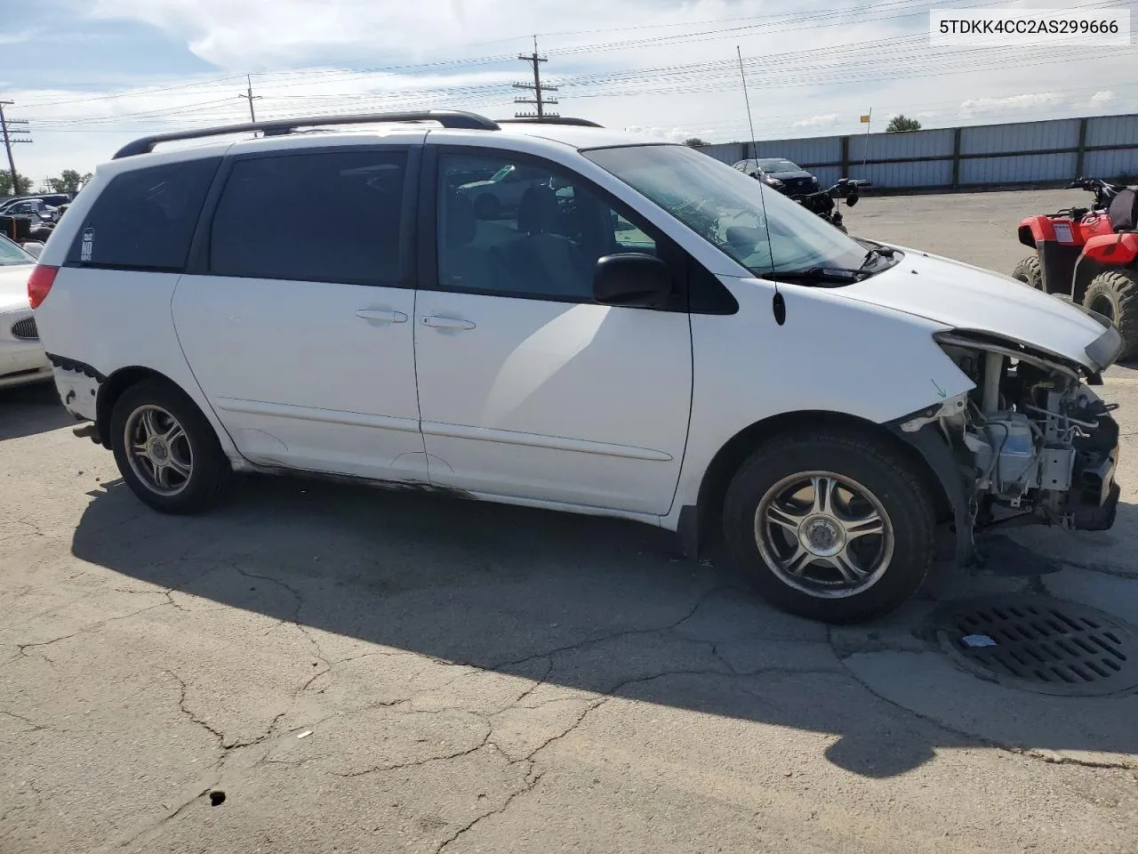 2010 Toyota Sienna Ce VIN: 5TDKK4CC2AS299666 Lot: 72037644