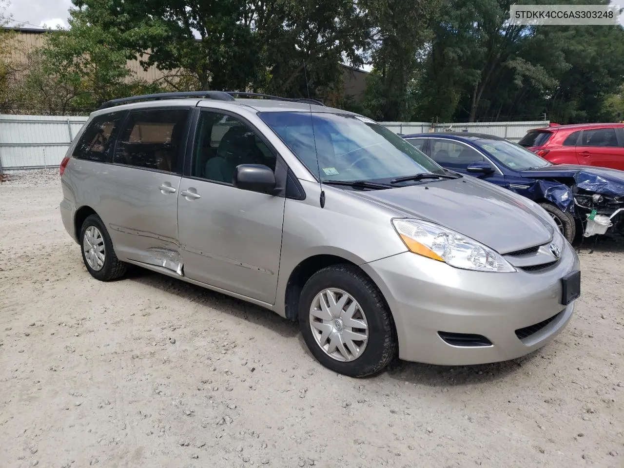 2010 Toyota Sienna Ce VIN: 5TDKK4CC6AS303248 Lot: 72074714