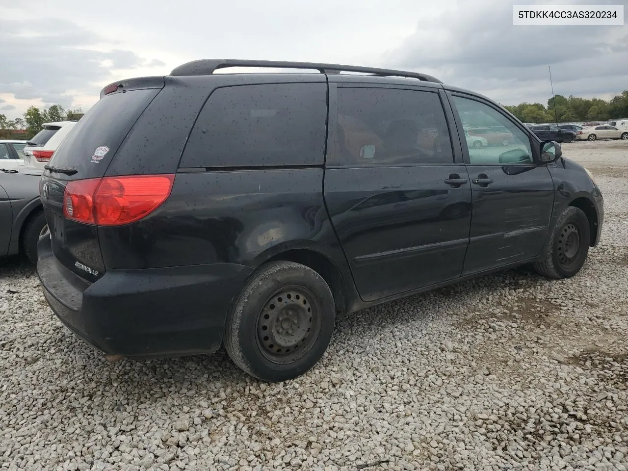 2010 Toyota Sienna Ce VIN: 5TDKK4CC3AS320234 Lot: 72859314