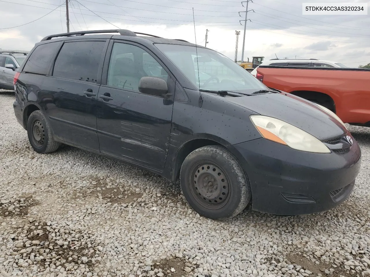 2010 Toyota Sienna Ce VIN: 5TDKK4CC3AS320234 Lot: 72859314