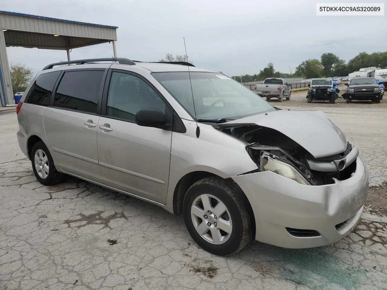 2010 Toyota Sienna Ce VIN: 5TDKK4CC9AS320089 Lot: 72979654