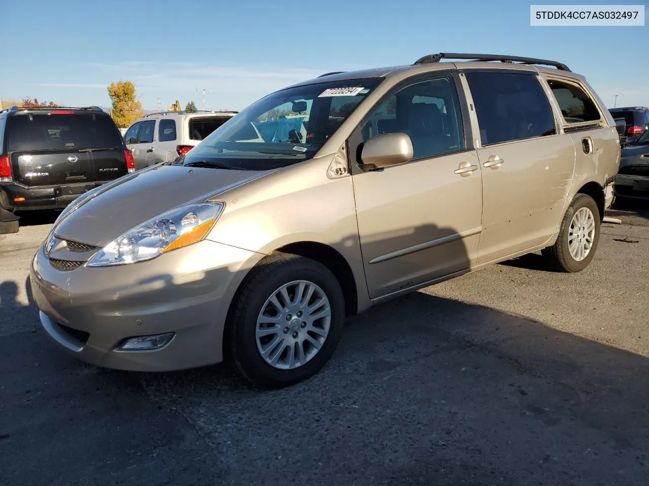 2010 Toyota Sienna Xle VIN: 5TDDK4CC7AS032497 Lot: 77220294