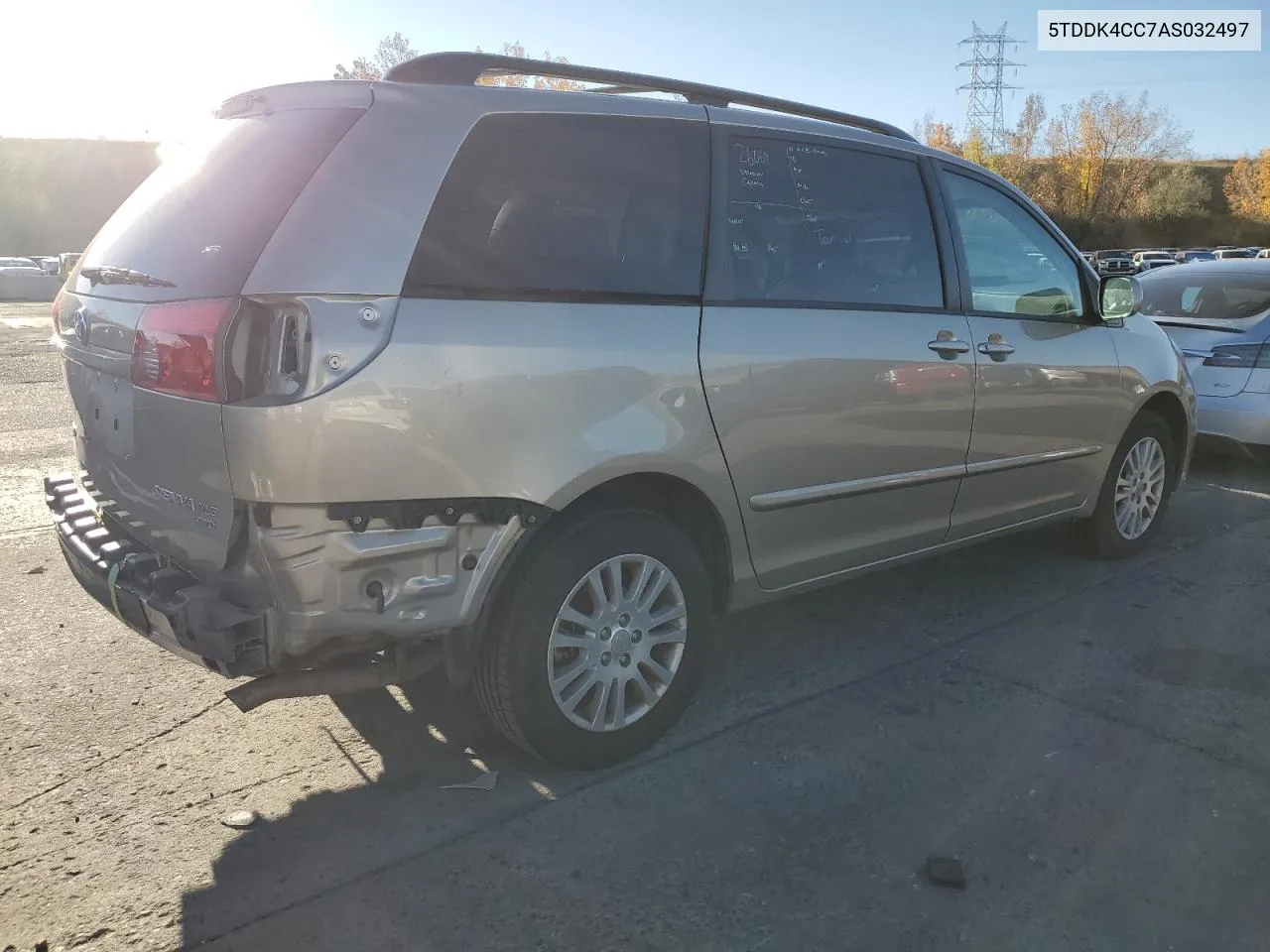 5TDDK4CC7AS032497 2010 Toyota Sienna Xle