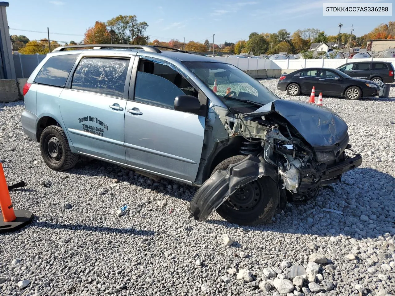 5TDKK4CC7AS336288 2010 Toyota Sienna Ce