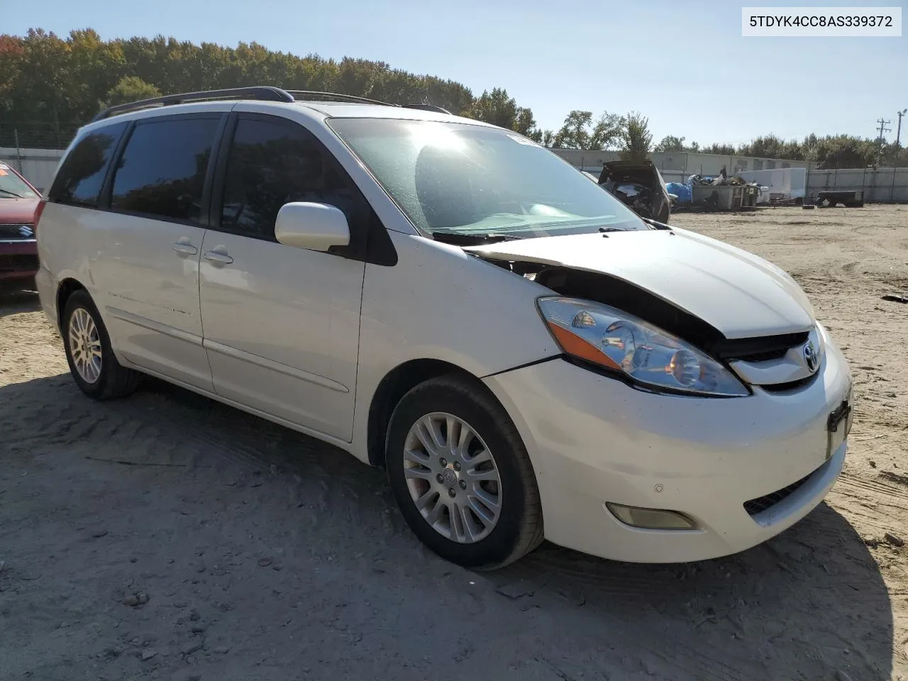 2010 Toyota Sienna Xle VIN: 5TDYK4CC8AS339372 Lot: 77441394