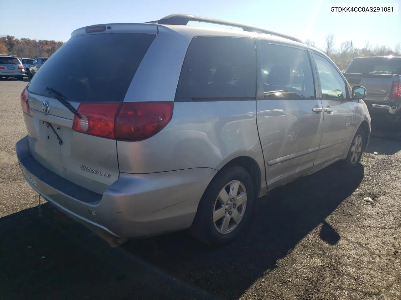 2010 Toyota Sienna Ce VIN: 5TDKK4CC0AS291081 Lot: 77786114