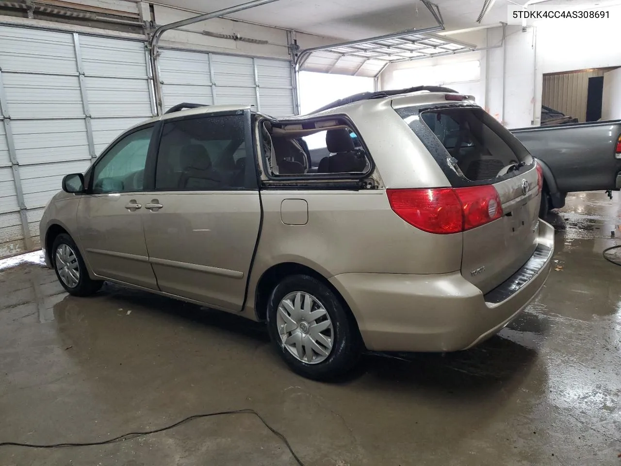 2010 Toyota Sienna Ce VIN: 5TDKK4CC4AS308691 Lot: 78072434