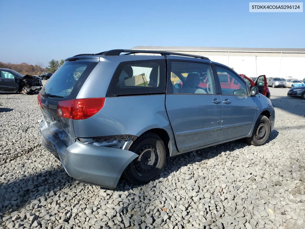 5TDKK4CC6AS296124 2010 Toyota Sienna Ce