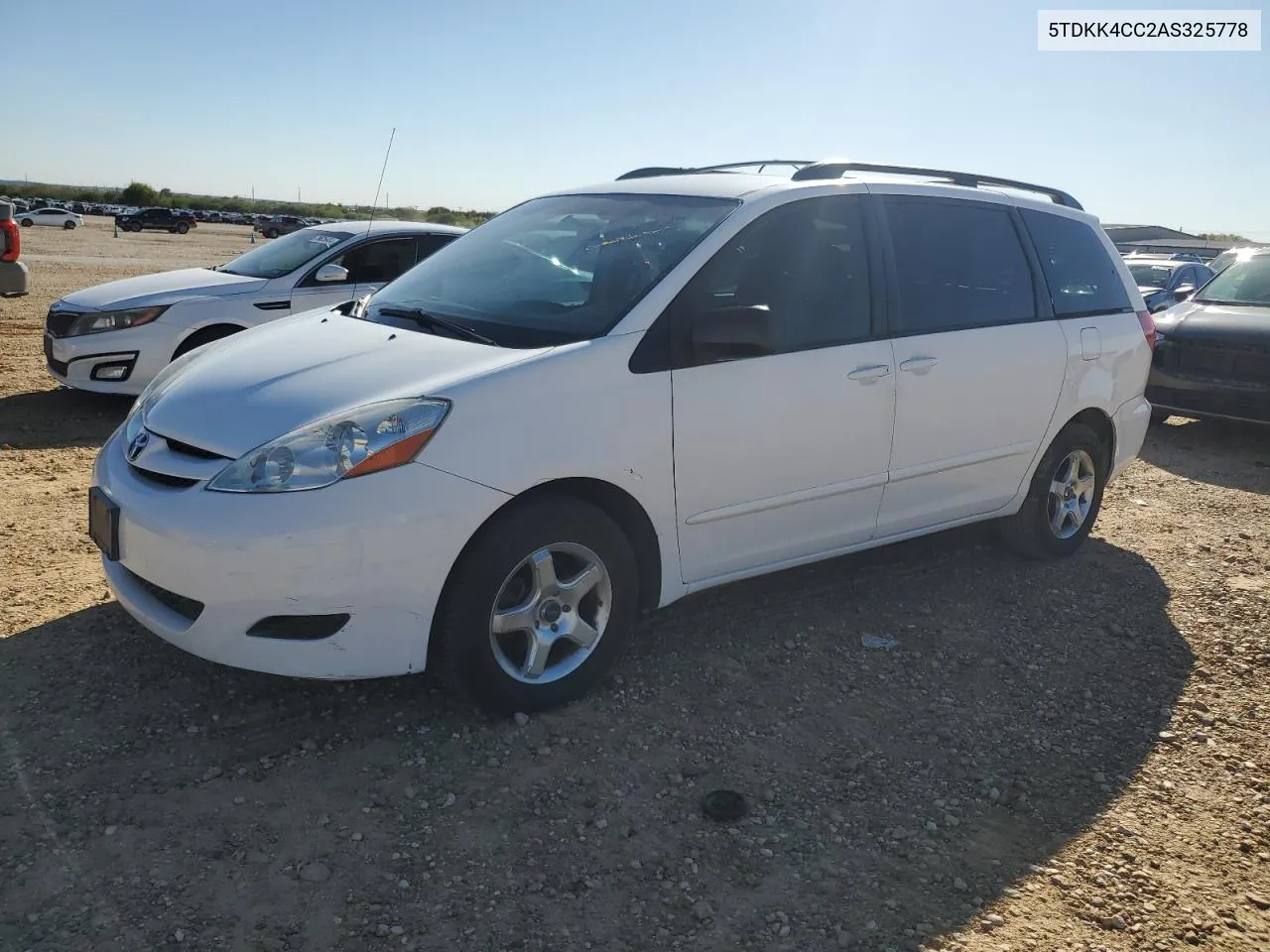 2010 Toyota Sienna Ce VIN: 5TDKK4CC2AS325778 Lot: 79547804