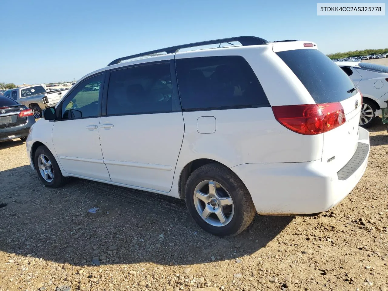 2010 Toyota Sienna Ce VIN: 5TDKK4CC2AS325778 Lot: 79547804