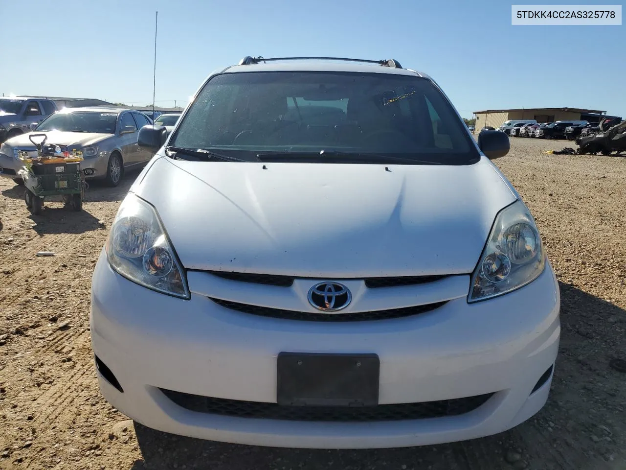 2010 Toyota Sienna Ce VIN: 5TDKK4CC2AS325778 Lot: 79547804