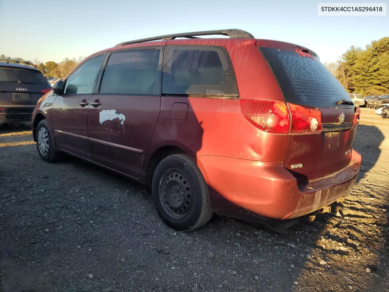 2010 Toyota Sienna Ce VIN: 5TDKK4CC1AS296418 Lot: 79912324