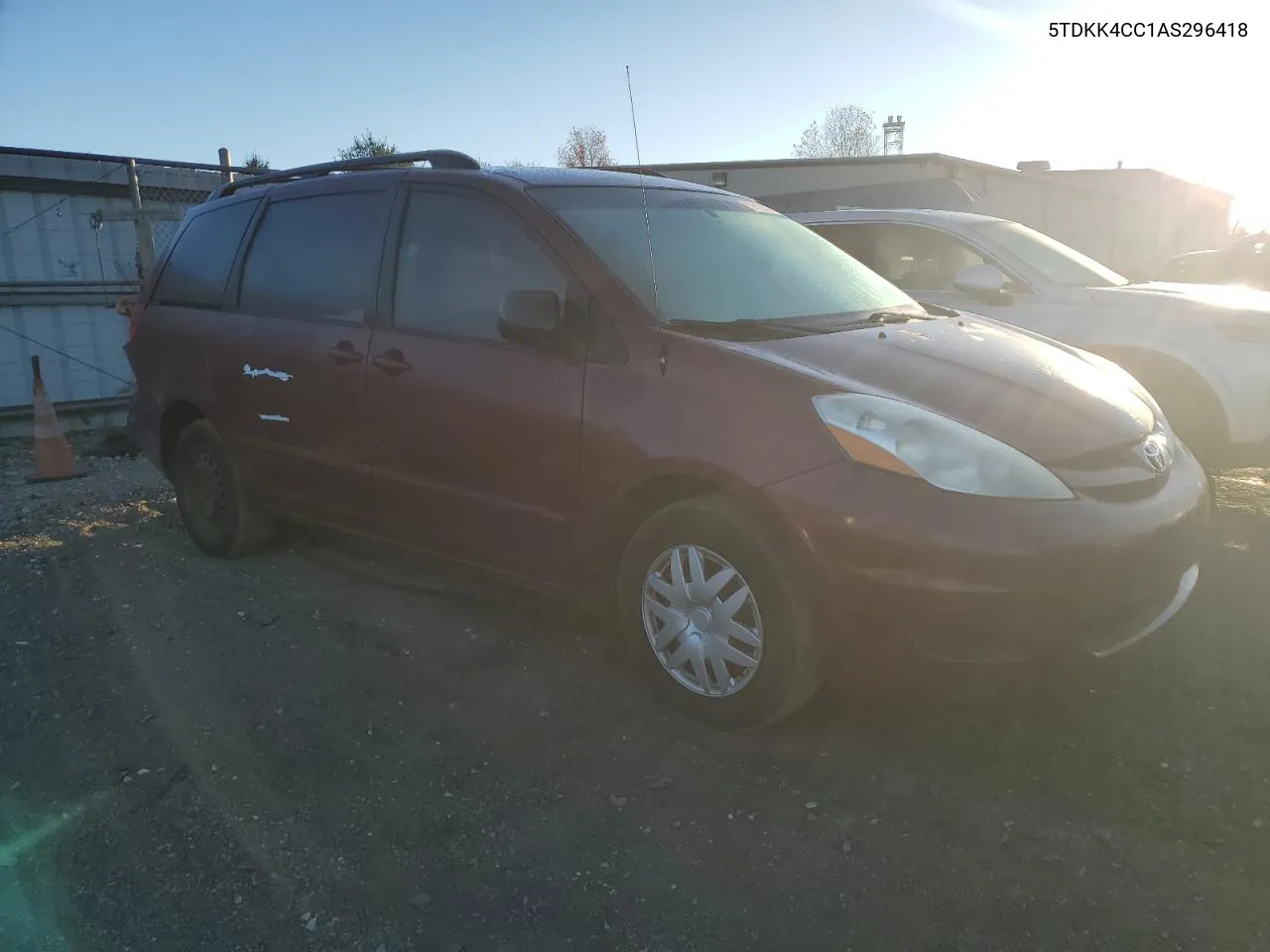 2010 Toyota Sienna Ce VIN: 5TDKK4CC1AS296418 Lot: 79912324