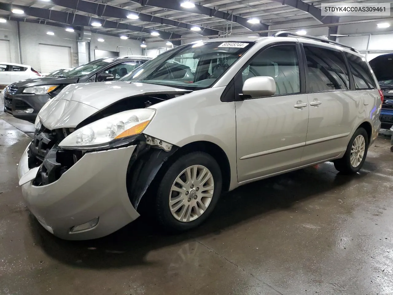 2010 Toyota Sienna Xle VIN: 5TDYK4CC0AS309461 Lot: 80645244