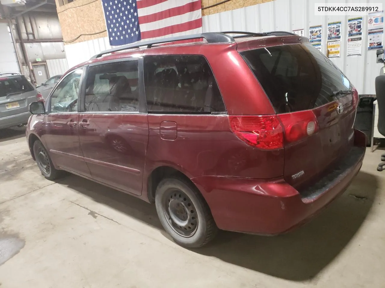 2010 Toyota Sienna Ce VIN: 5TDKK4CC7AS289912 Lot: 81648384