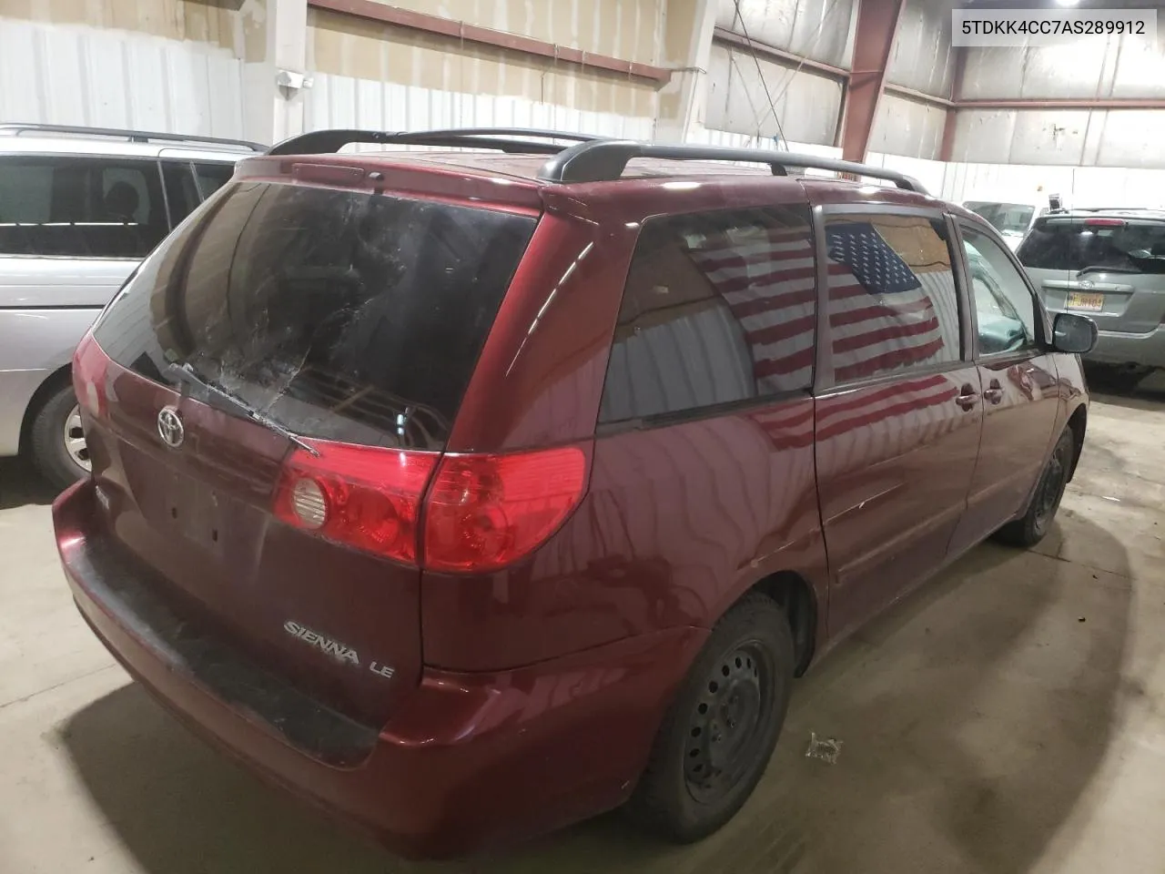 2010 Toyota Sienna Ce VIN: 5TDKK4CC7AS289912 Lot: 81648384