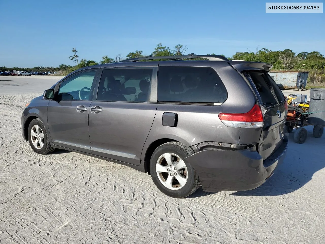 2011 Toyota Sienna Le VIN: 5TDKK3DC6BS094183 Lot: 47139104