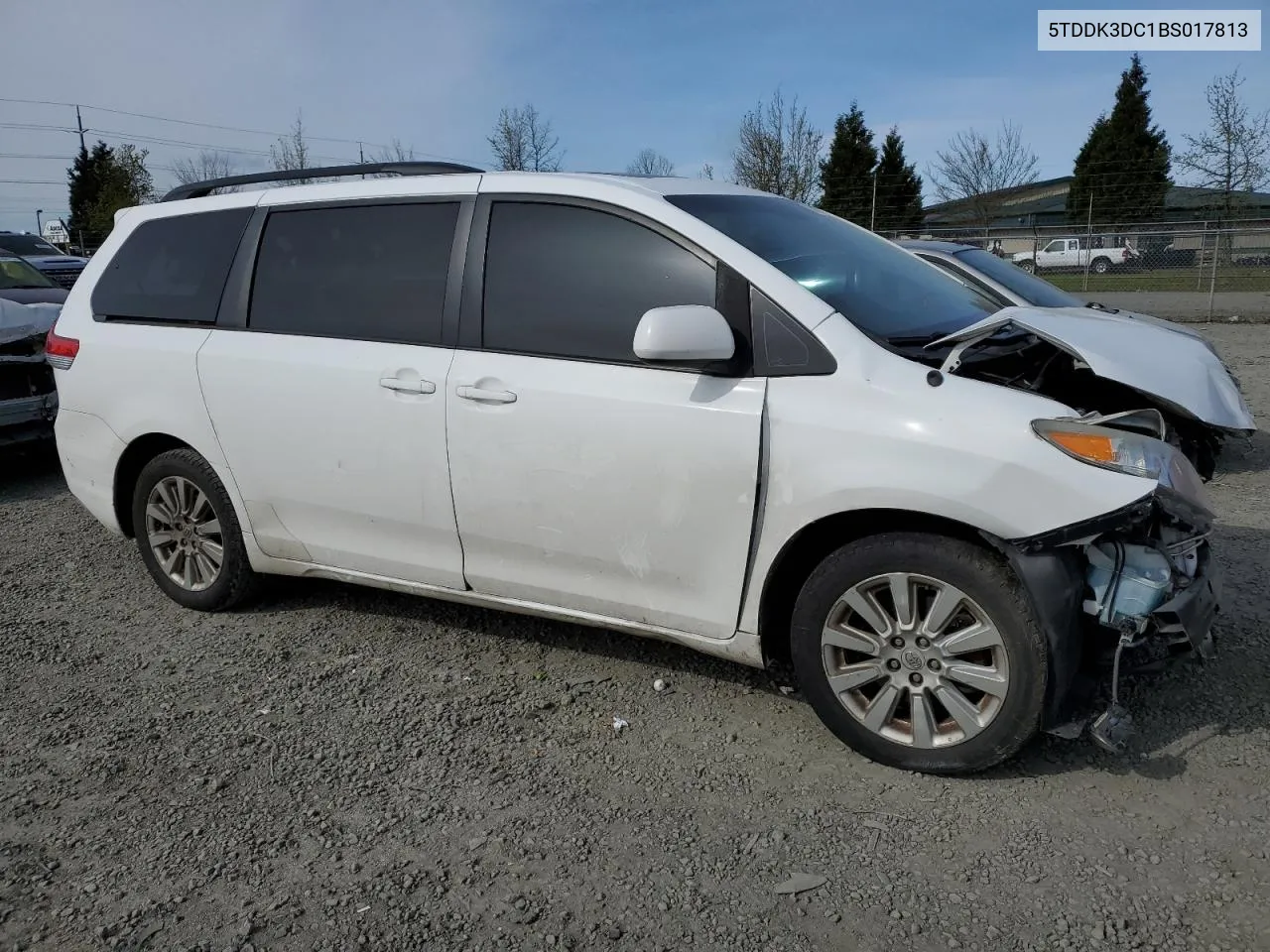 5TDDK3DC1BS017813 2011 Toyota Sienna Xle