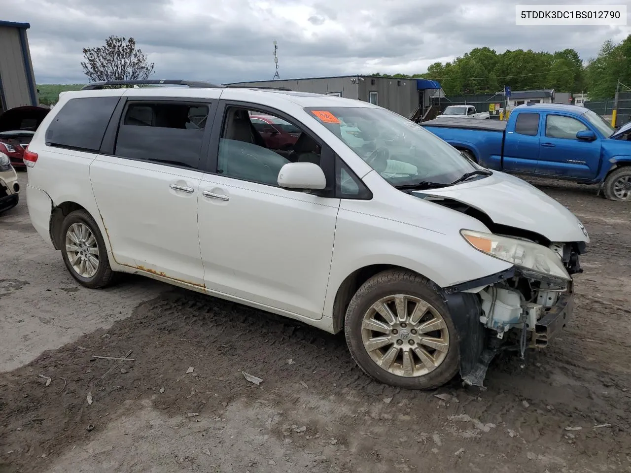 2011 Toyota Sienna Xle VIN: 5TDDK3DC1BS012790 Lot: 54603634