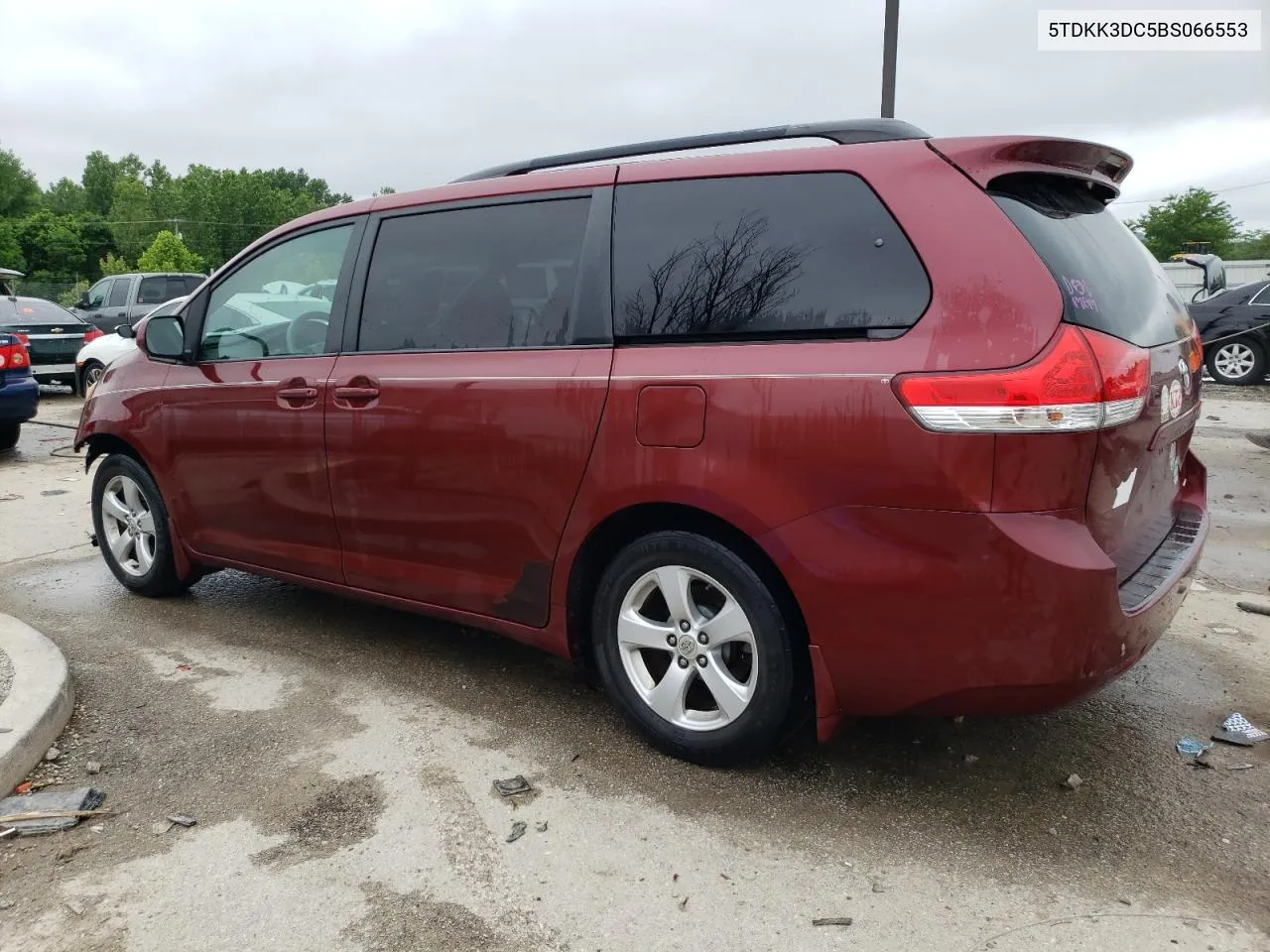 2011 Toyota Sienna Le VIN: 5TDKK3DC5BS066553 Lot: 54648814