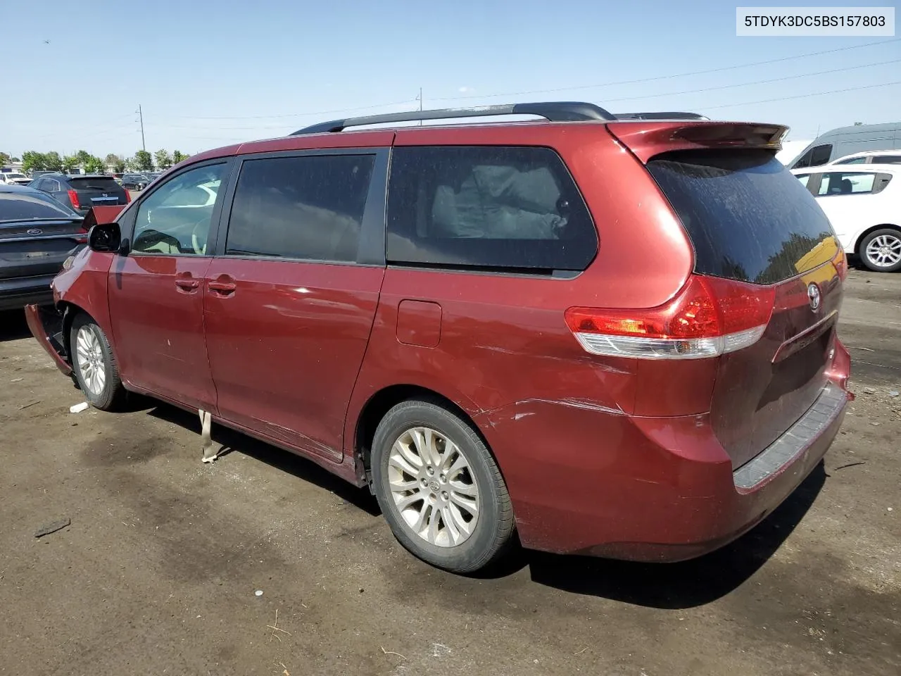 2011 Toyota Sienna Xle VIN: 5TDYK3DC5BS157803 Lot: 59150624