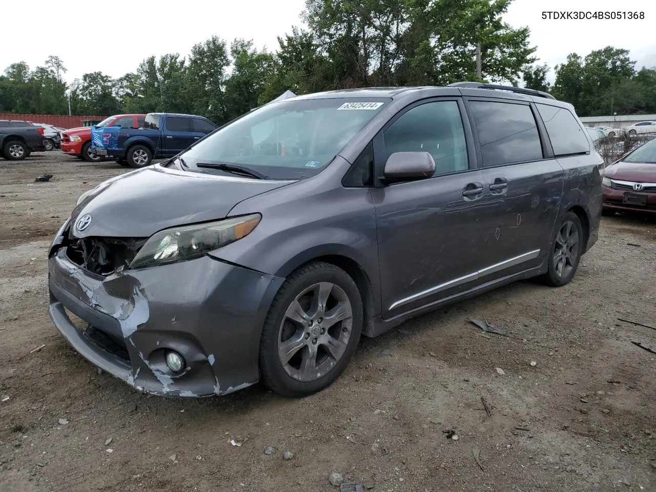 5TDXK3DC4BS051368 2011 Toyota Sienna Sport