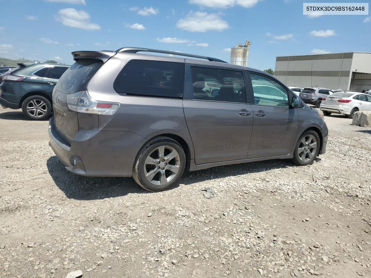 2011 Toyota Sienna Sport VIN: 5TDXK3DC9BS162448 Lot: 63867324