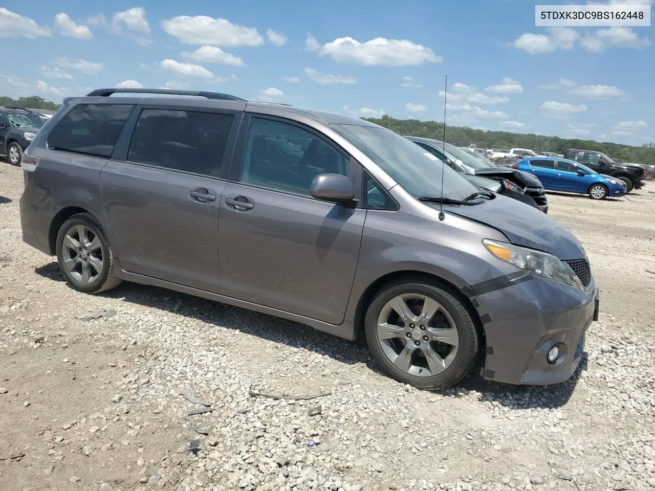 2011 Toyota Sienna Sport VIN: 5TDXK3DC9BS162448 Lot: 63867324