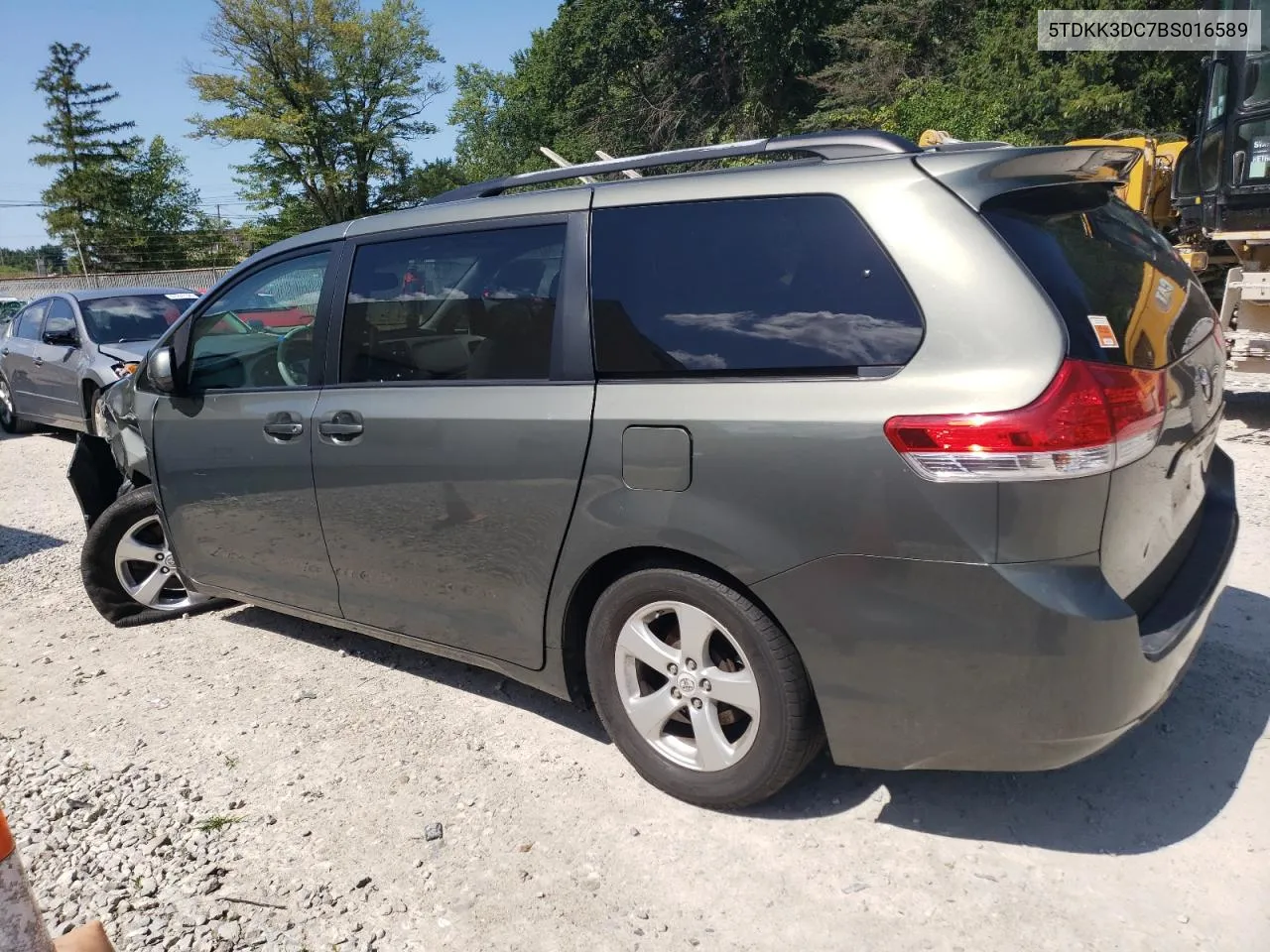 2011 Toyota Sienna Le VIN: 5TDKK3DC7BS016589 Lot: 67060164