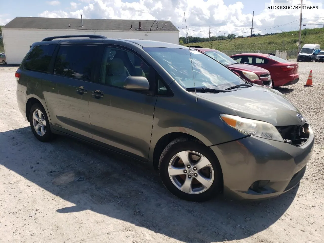 2011 Toyota Sienna Le VIN: 5TDKK3DC7BS016589 Lot: 67060164