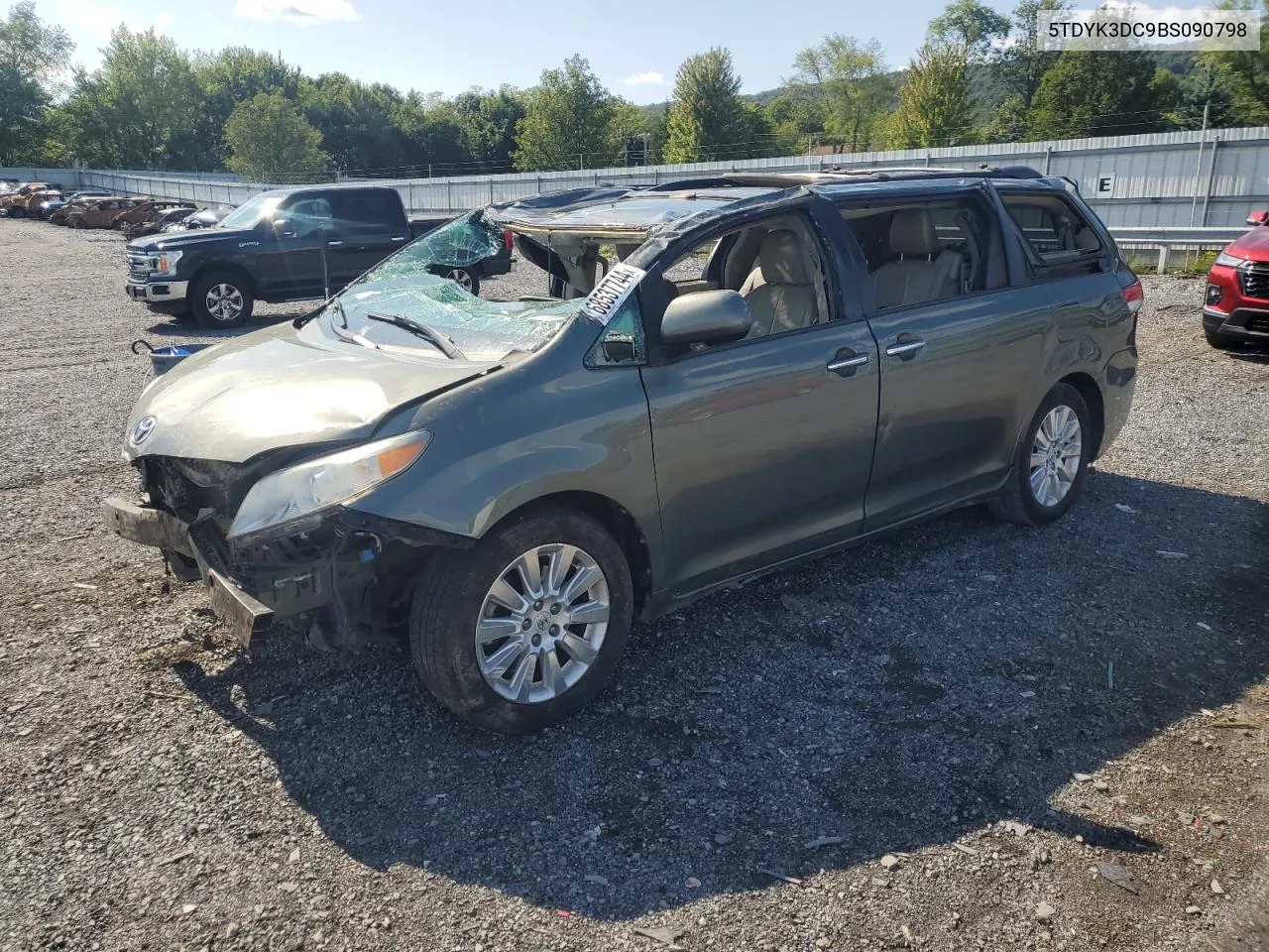 2011 Toyota Sienna Xle VIN: 5TDYK3DC9BS090798 Lot: 68537744