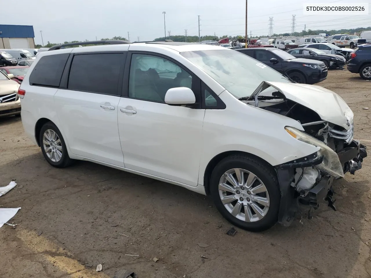 2011 Toyota Sienna Xle VIN: 5TDDK3DC0BS002526 Lot: 68886264