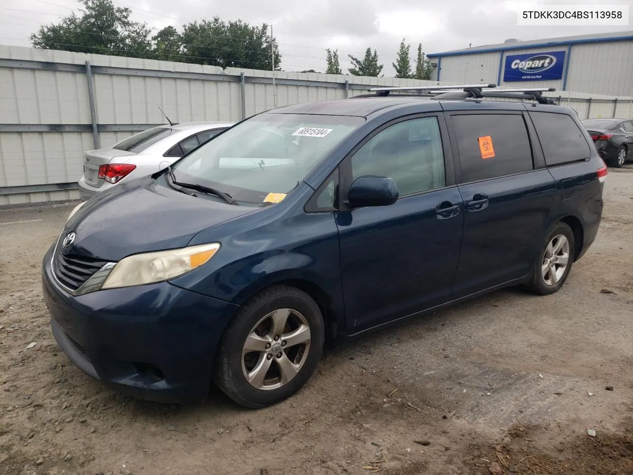 5TDKK3DC4BS113958 2011 Toyota Sienna Le