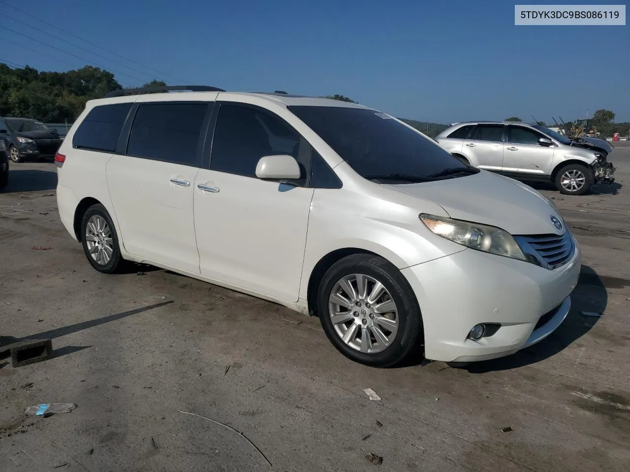 2011 Toyota Sienna Xle VIN: 5TDYK3DC9BS086119 Lot: 68926784