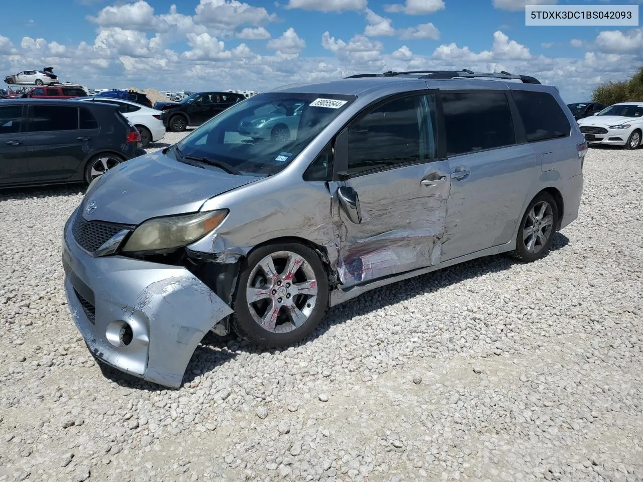 5TDXK3DC1BS042093 2011 Toyota Sienna Sport