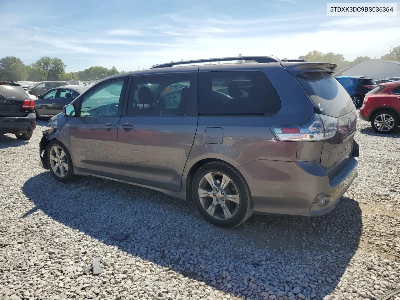 2011 Toyota Sienna Sport VIN: 5TDXK3DC9BS036364 Lot: 69773814