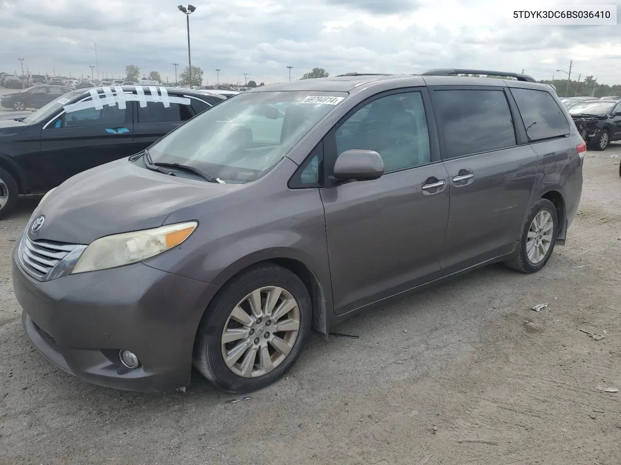 2011 Toyota Sienna Xle VIN: 5TDYK3DC6BS036410 Lot: 69794814