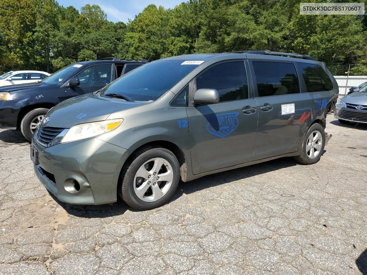 5TDKK3DC7BS170607 2011 Toyota Sienna Le