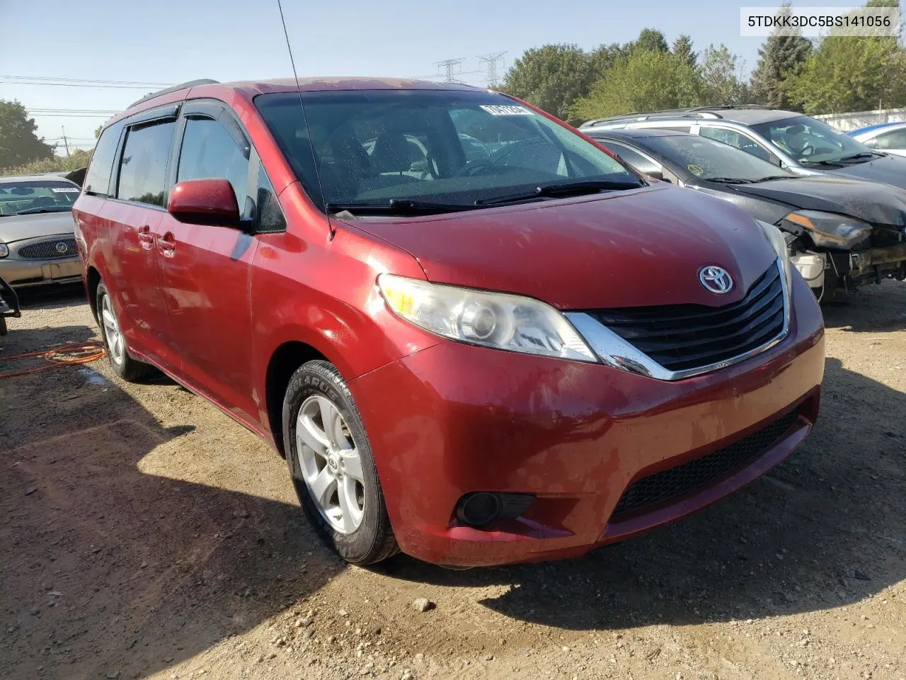 2011 Toyota Sienna Le VIN: 5TDKK3DC5BS141056 Lot: 70471254