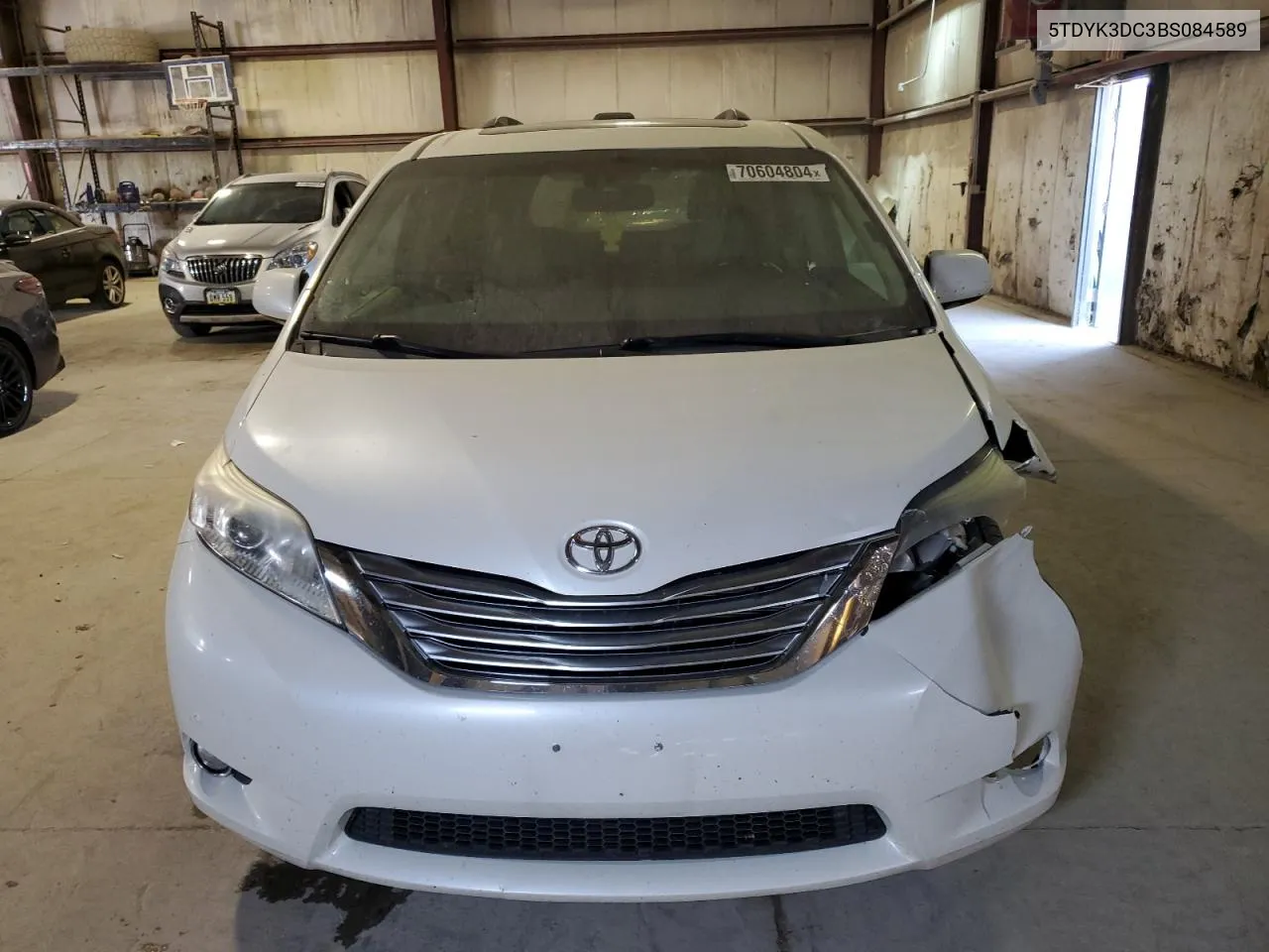 2011 Toyota Sienna Xle VIN: 5TDYK3DC3BS084589 Lot: 70604804