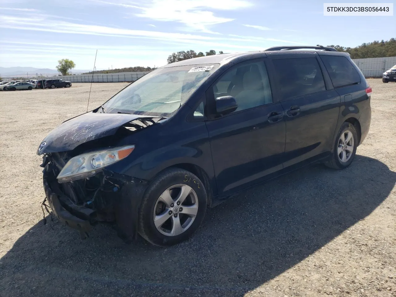 5TDKK3DC3BS056443 2011 Toyota Sienna Le