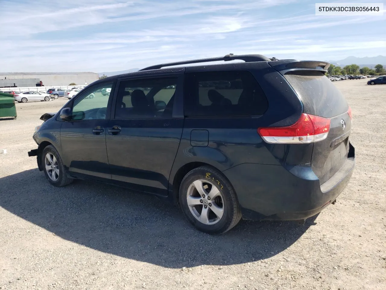 2011 Toyota Sienna Le VIN: 5TDKK3DC3BS056443 Lot: 70724314