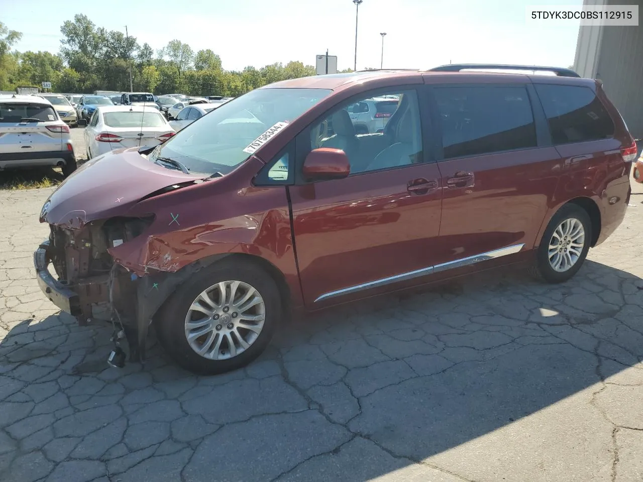 5TDYK3DC0BS112915 2011 Toyota Sienna Xle