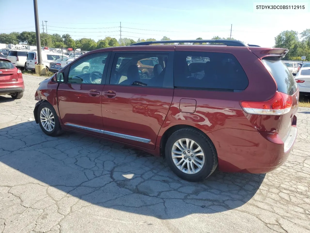 2011 Toyota Sienna Xle VIN: 5TDYK3DC0BS112915 Lot: 70758344