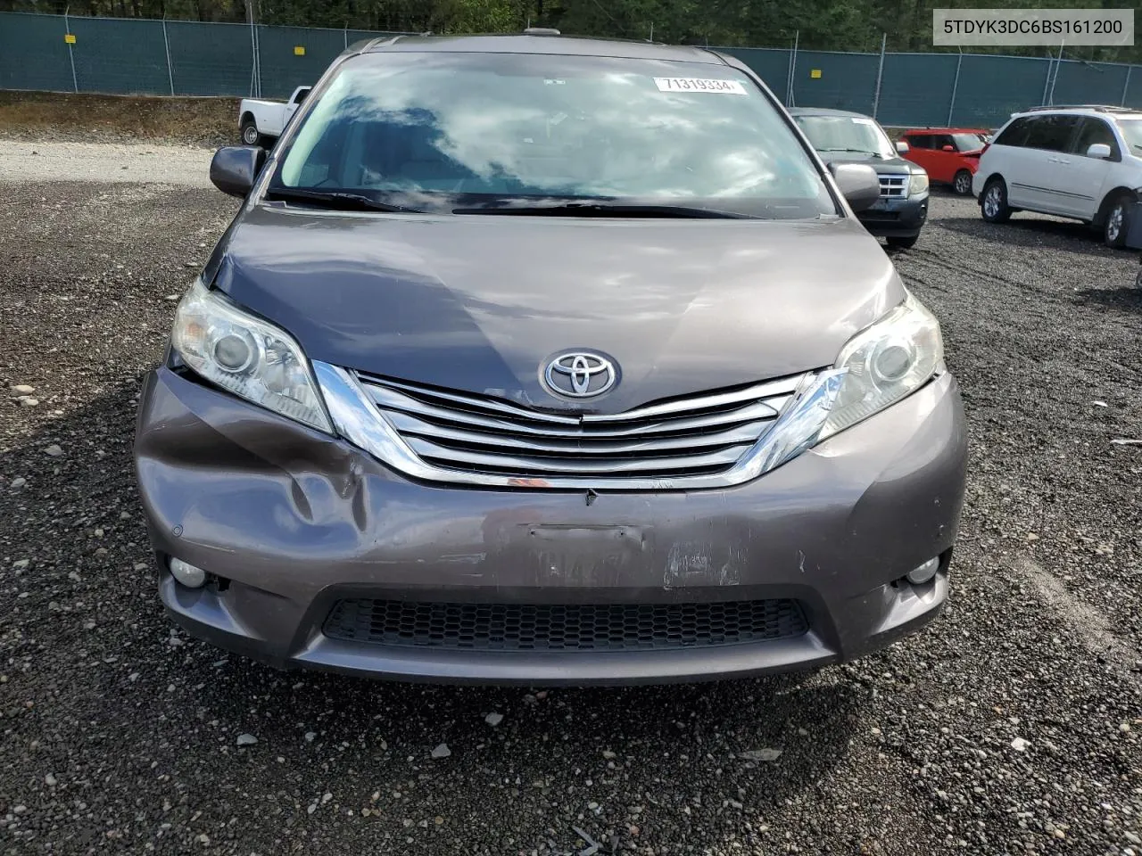 2011 Toyota Sienna Xle VIN: 5TDYK3DC6BS161200 Lot: 71319334