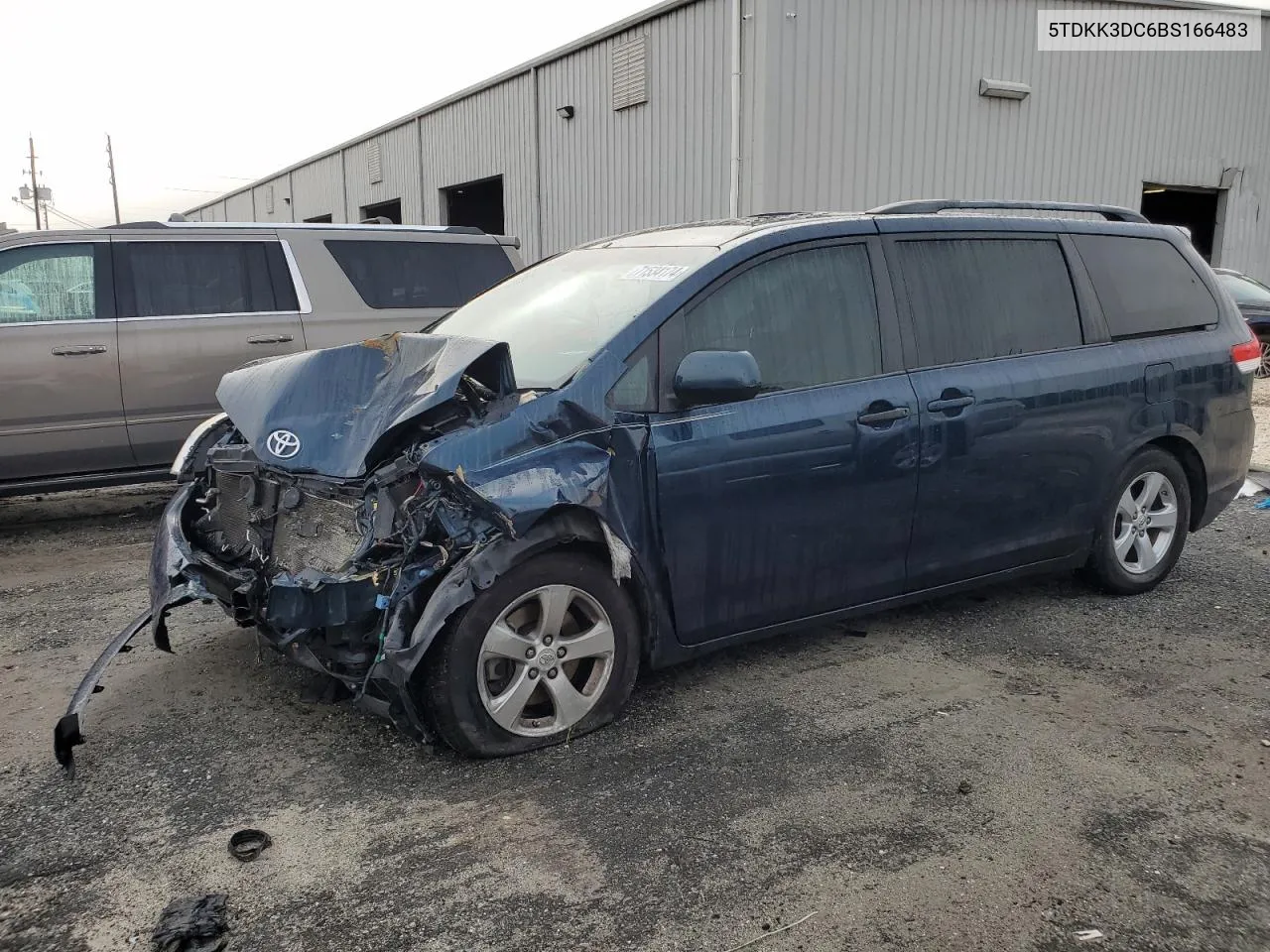 5TDKK3DC6BS166483 2011 Toyota Sienna Le