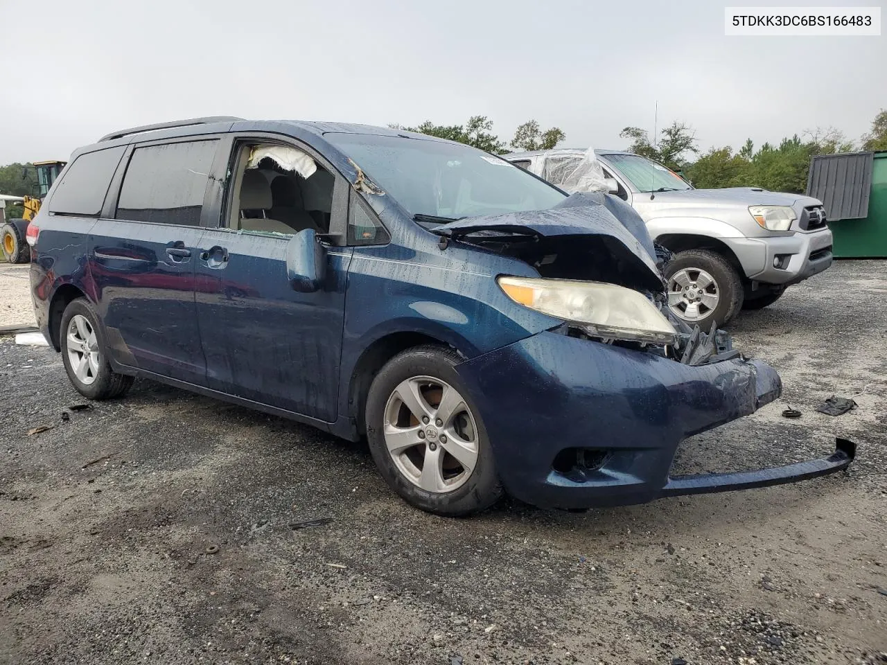 2011 Toyota Sienna Le VIN: 5TDKK3DC6BS166483 Lot: 71534174