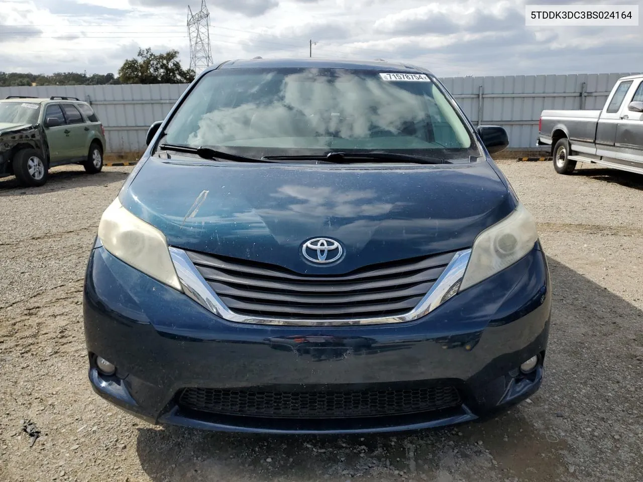 2011 Toyota Sienna Xle VIN: 5TDDK3DC3BS024164 Lot: 71578754